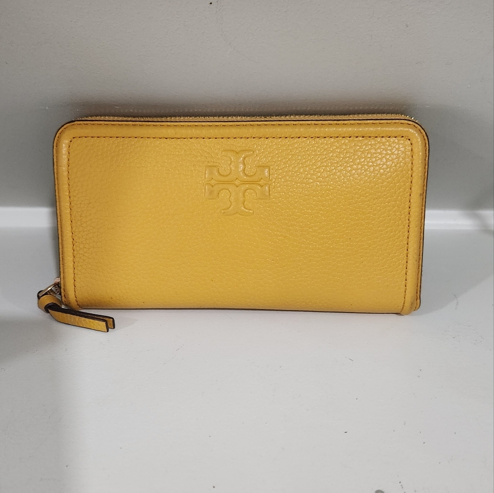 Tory Burch Thea Continental Wallet Solarium Yellow
